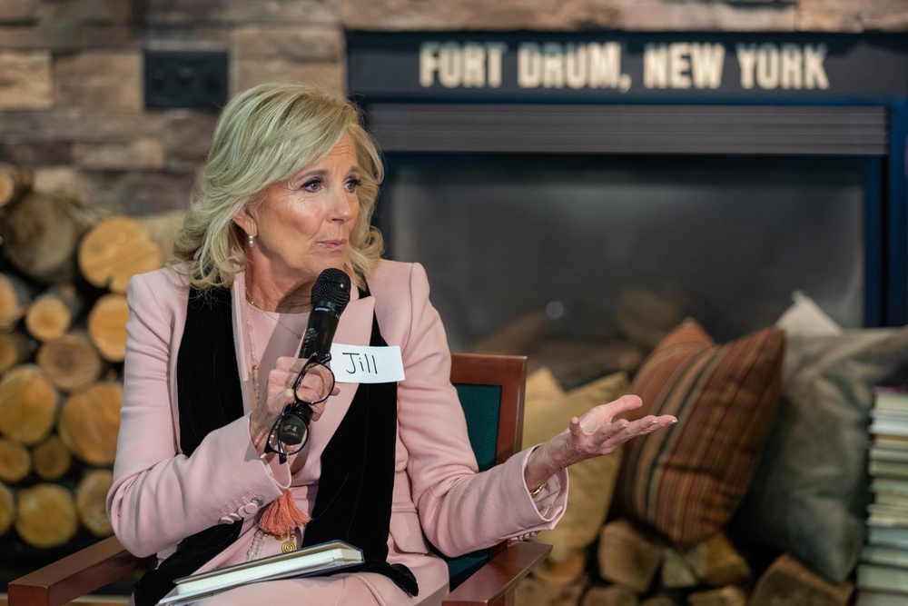 First Lady of the United States and Deputy Secretary of Defense visit Fort Drum