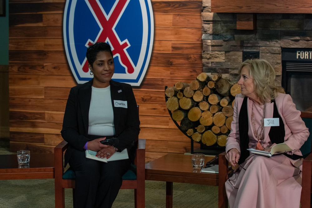 First Lady of the United States and Deputy Secretary of Defense visit Fort Drum