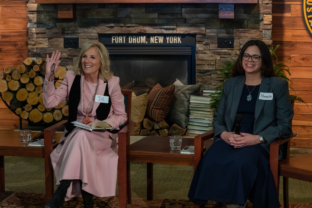 First Lady of the United States and Deputy Secretary of Defense visit Fort Drum