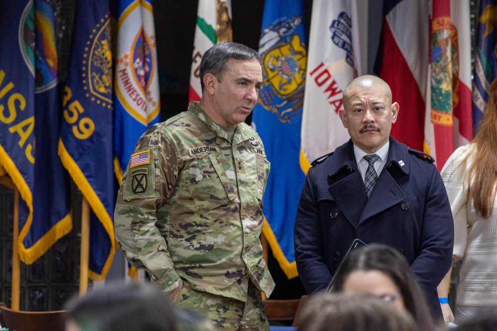 First Lady of the United States and Deputy Secretary of Defense visit Fort Drum