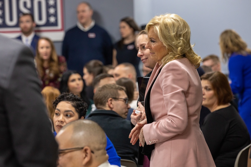 First Lady of the United States and Deputy Secretary of Defense visit Fort Drum