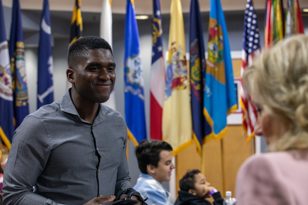 First Lady of the United States and Deputy Secretary of Defense visit Fort Drum