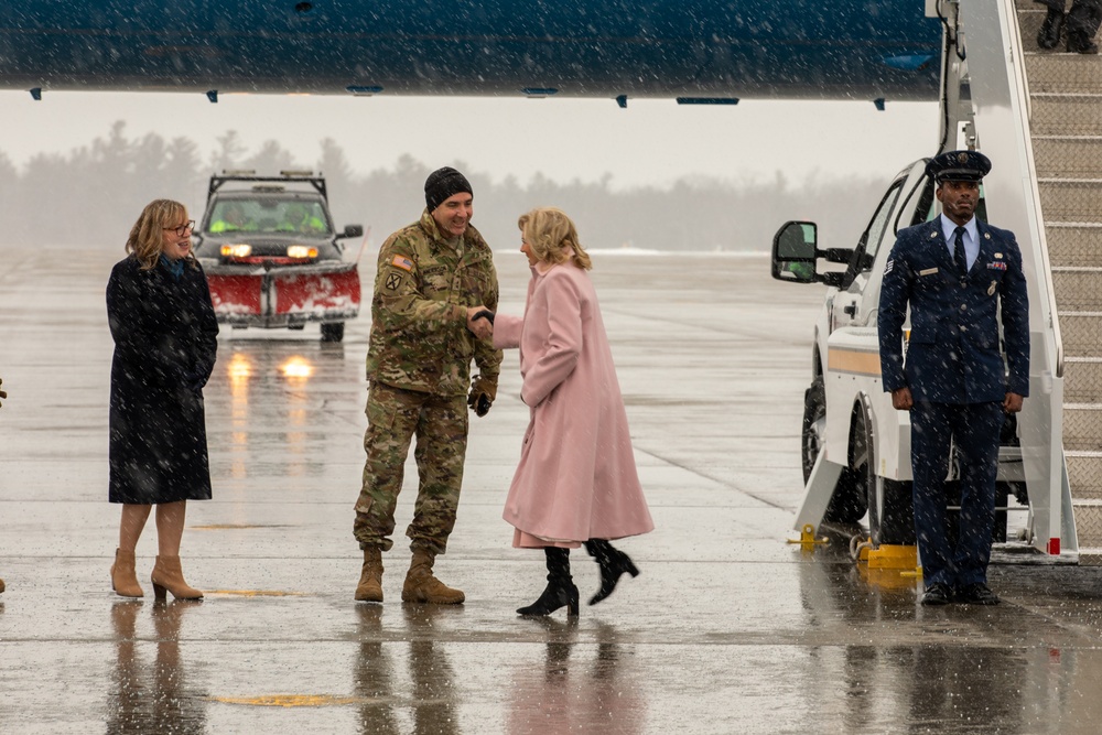First Lady of the United States and Deputy Secretary of Defense visit Fort Drum