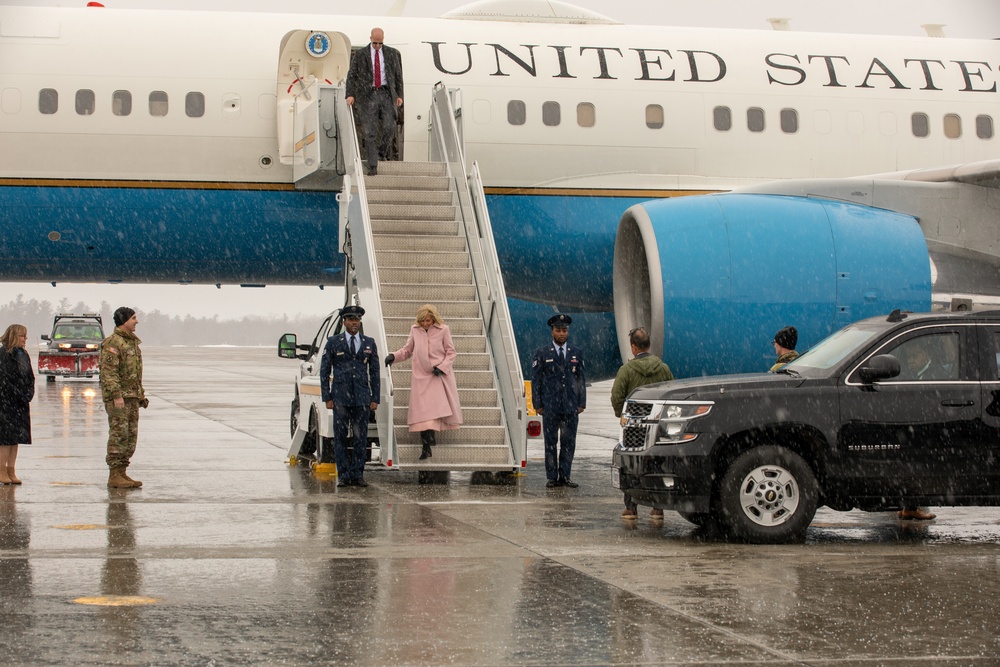 First Lady of the United States and Deputy Secretary of Defense visit Fort Drum