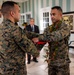 U.S. Marines from the Federated States of Micronesia are promoted to warrant officers