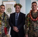 U.S. Marines from the Federated States of Micronesia are promoted to warrant officers