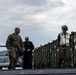 26th MEU Sergeant Major Visits Marines and Sailors aboard the USS Carter Hall during PMINT