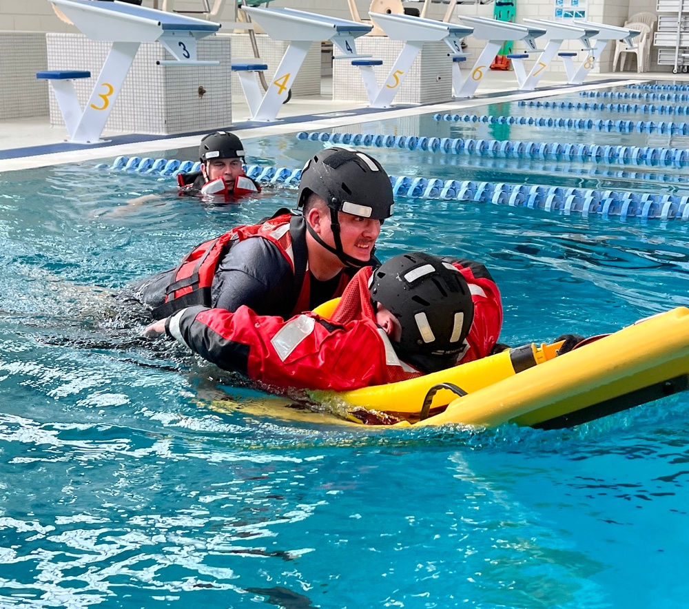 Ice Rescue Training with STA Manistee