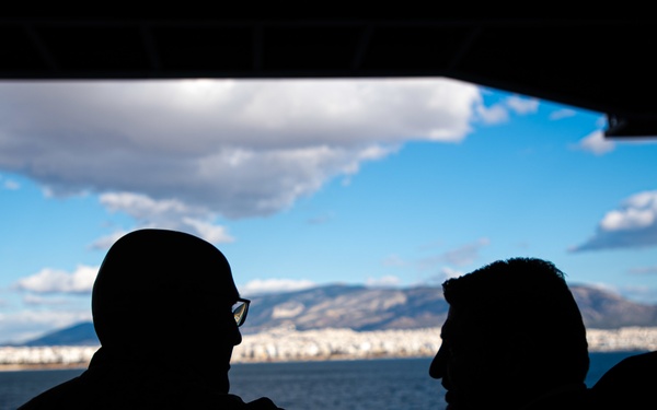 Carrier Strike Group 10 Welcomes Key Leaders