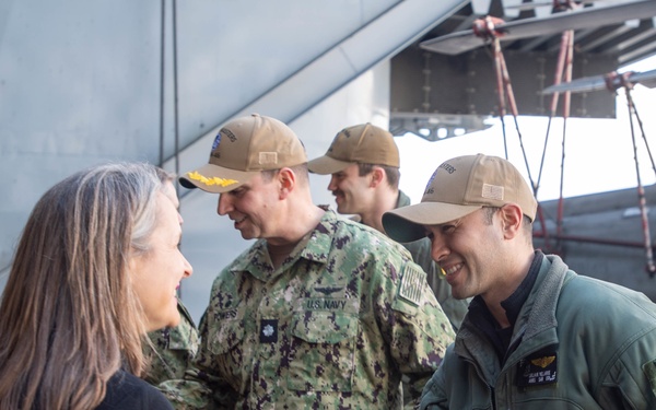 Carrier Strike Group (CSG) 10 Hosts Key Leader Engagement with Greek Allies