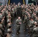 26th MEU Sergeant Major Visits Marines and Sailors aboard the USS Carter Hall during PMINT