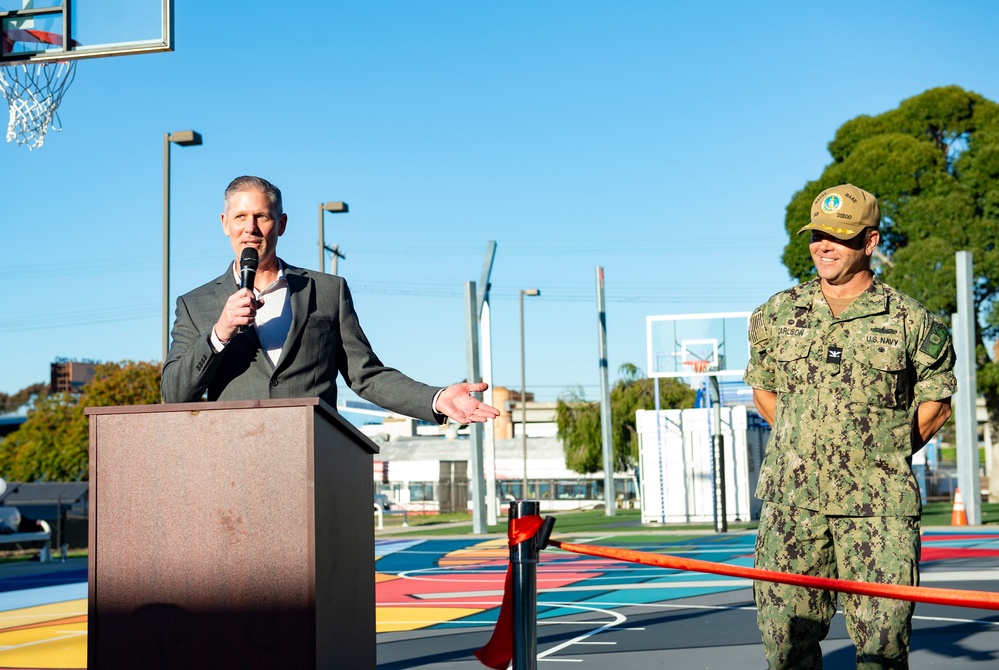 Project Backboard Basketball Court Unveiled