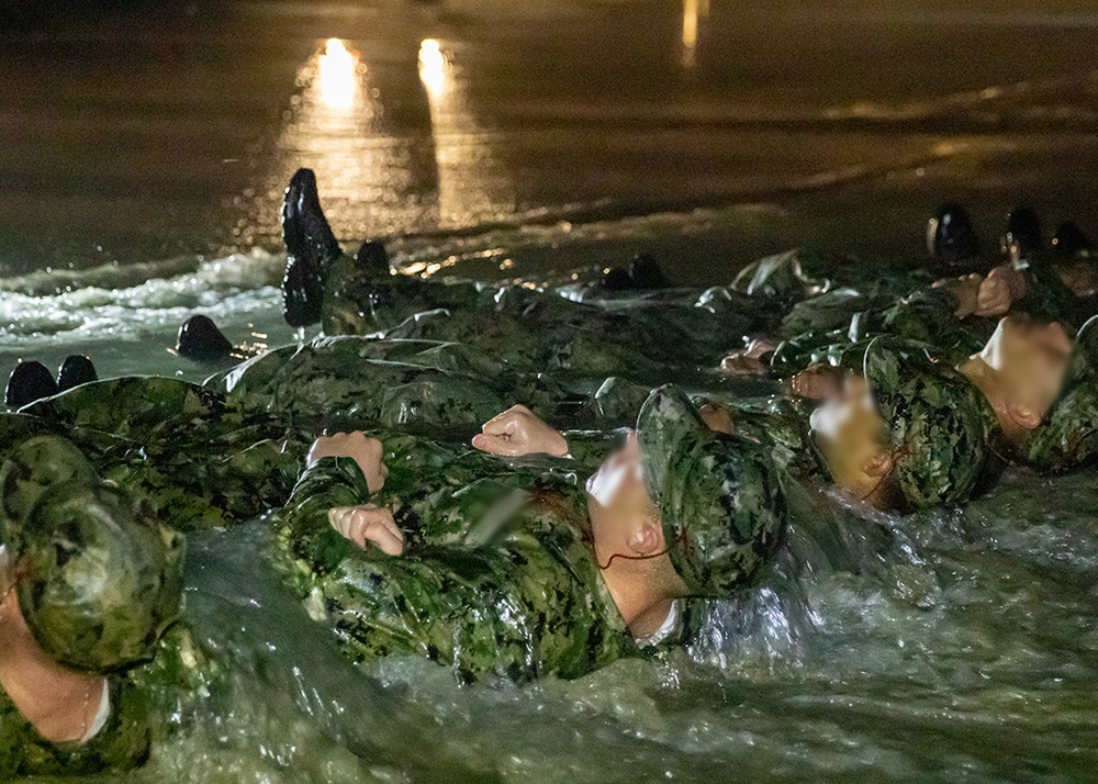 SEAL candidates participate in Hell Week