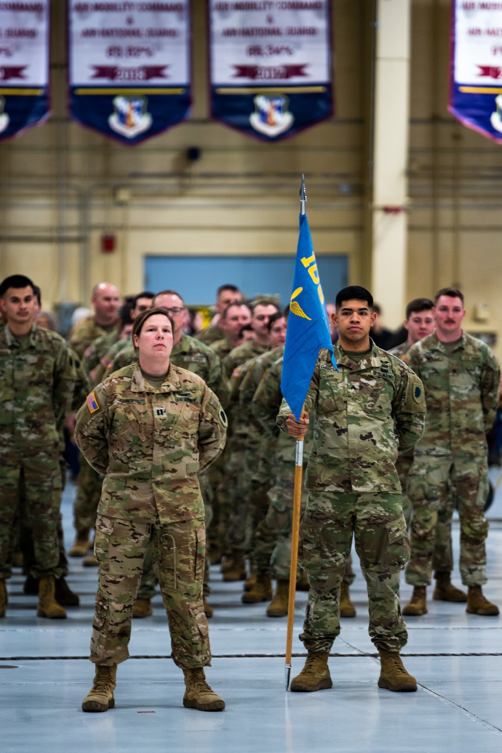 1-106th Assault Helicopter Battalion Mobilization Ceremony