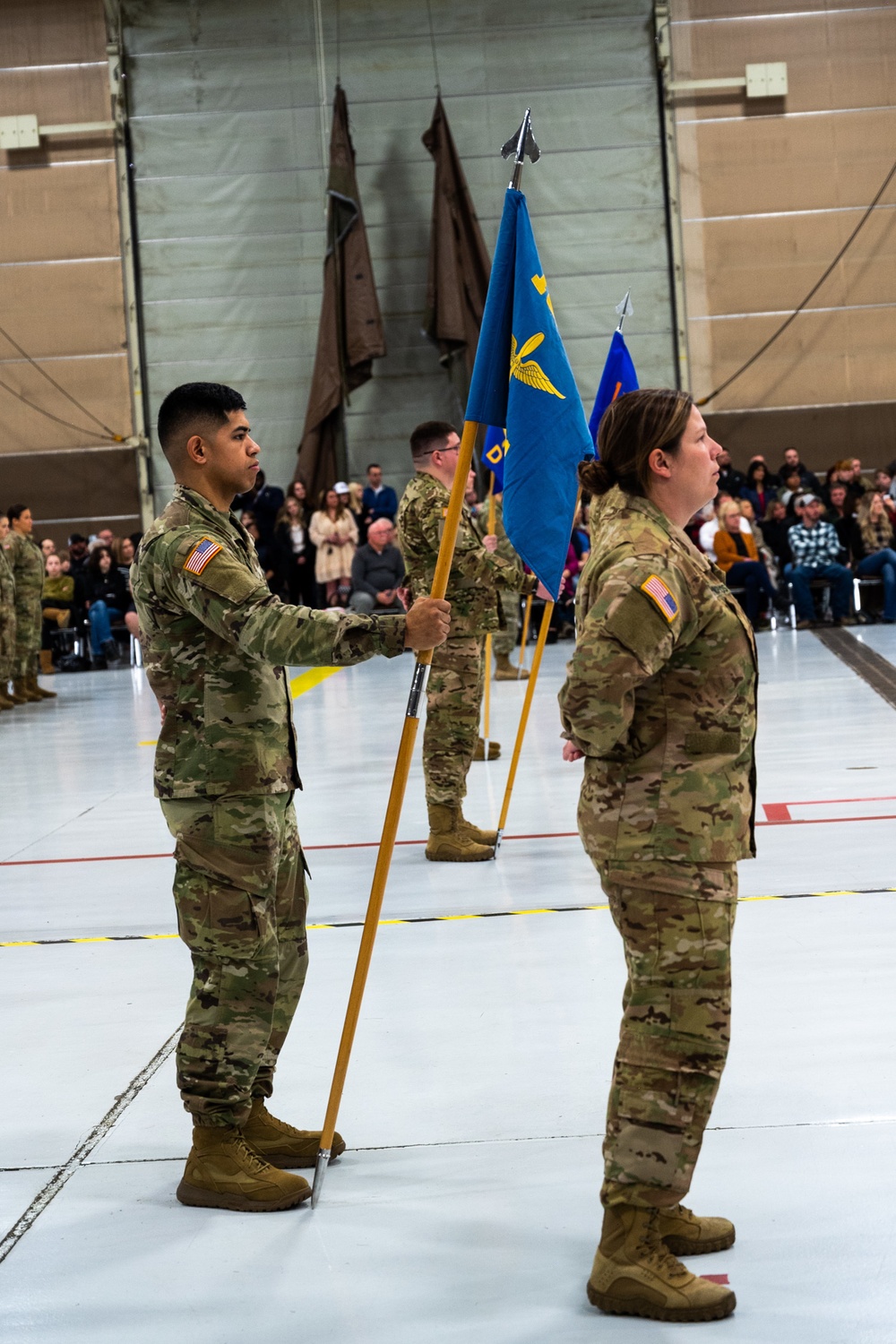 1-106th Assault Helicopter Battalion Mobilization Ceremony