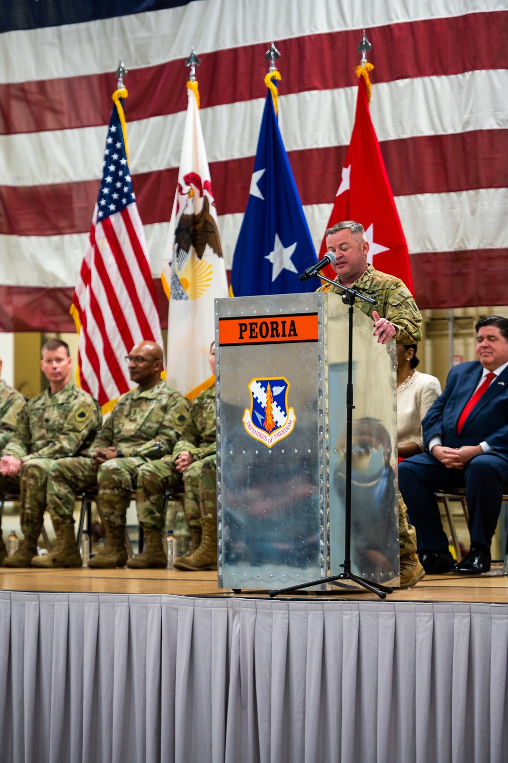 1-106th Assault Helicopter Battalion Mobilization Ceremony