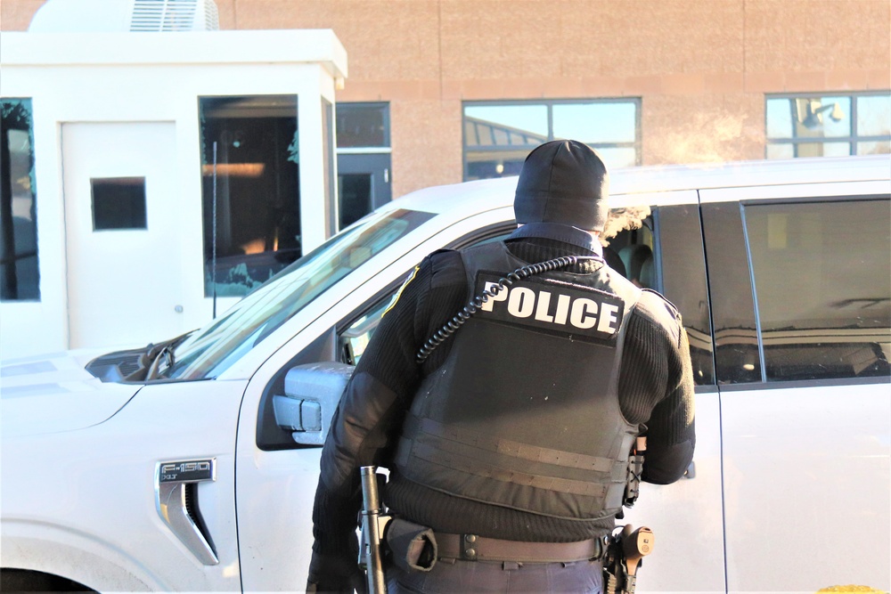 Cold temps won’t freeze Fort McCoy Police’s ability to serve, protect installation community