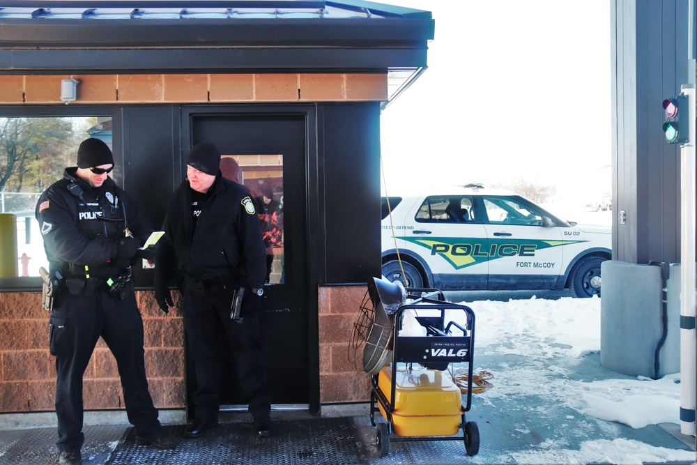 Cold temps won’t freeze Fort McCoy Police’s ability to serve, protect installation community