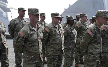 La. Guard unit holds deployment ceremony at WWII Museum