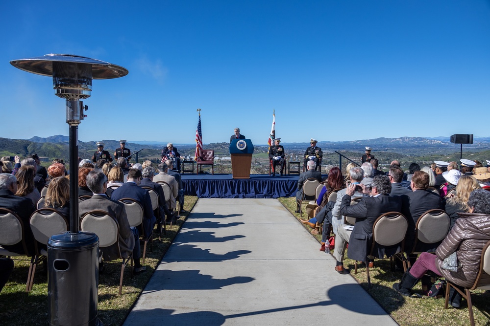 U.S. Marines participate in annual Reagan wreath-laying ceremony