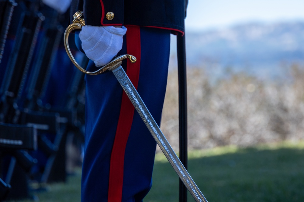 U.S. Marines participate in annual Reagan wreath-laying ceremony