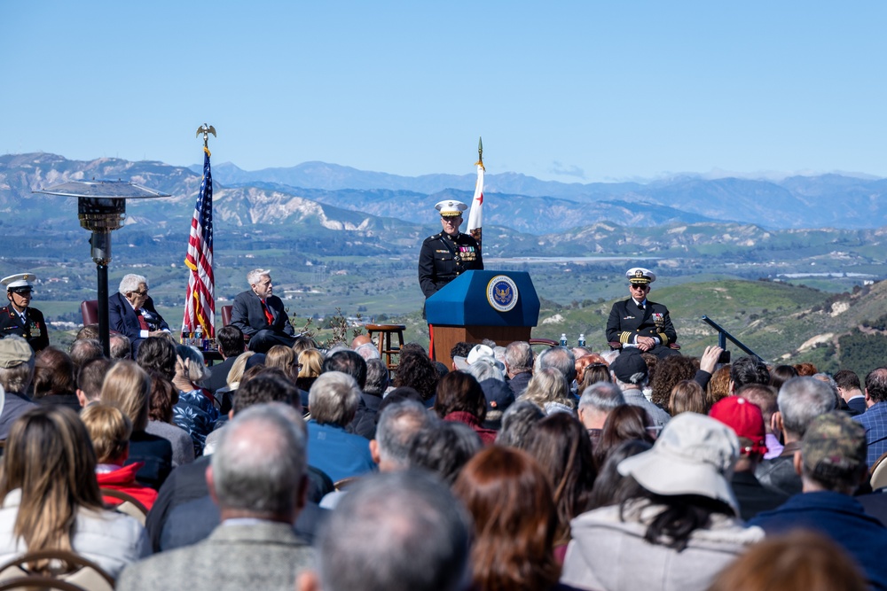 U.S. Marines participate in annual Reagan wreath-laying ceremony