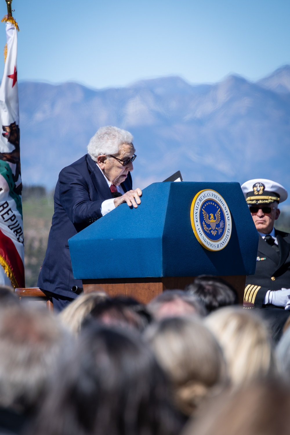 U.S. Marines participate in annual Reagan wreath-laying ceremony