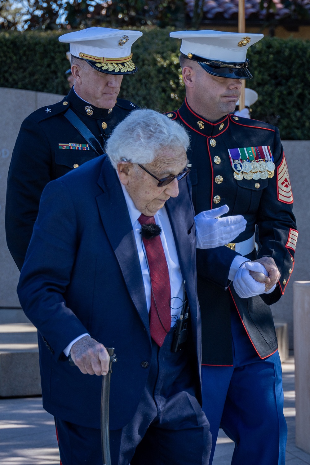 U.S. Marines participate in annual Reagan wreath-laying ceremony