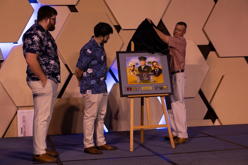 Marine Corps recognizes Blaz grandsons as part of MCB Camp Blaz reactivation