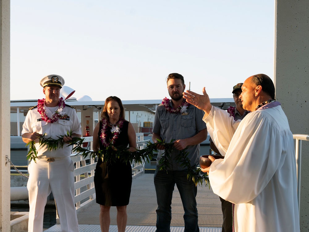 Completion of Dock Ceremony at the Pearl Harbor National Memorial