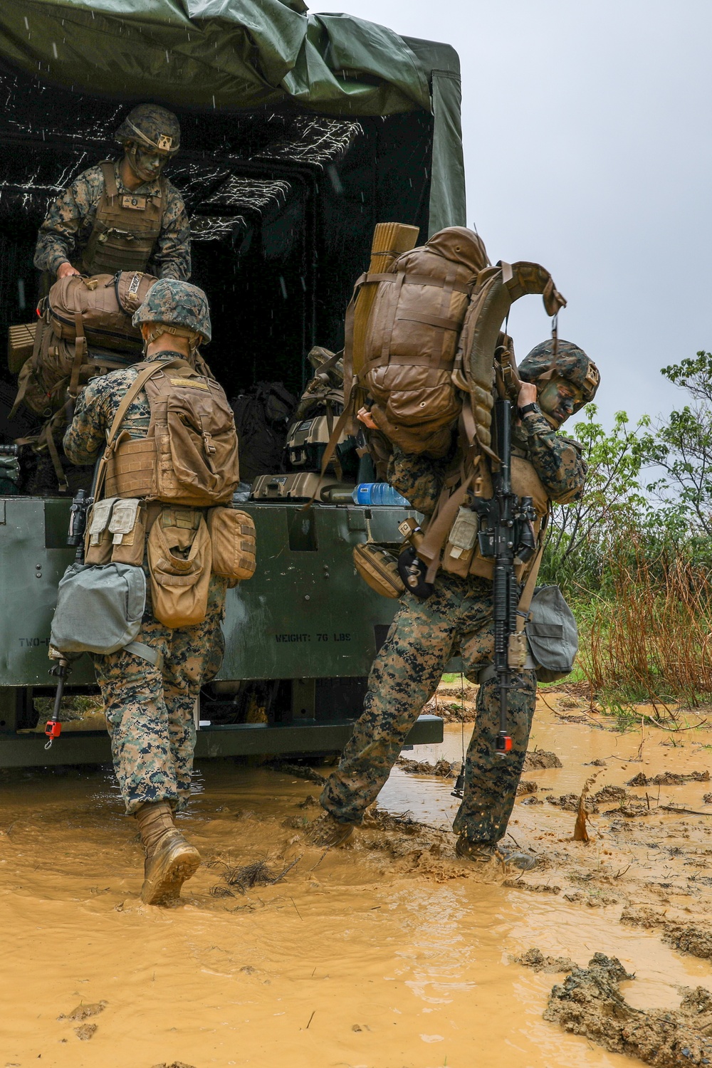 9th Engineer Support Battalion Marines Execute Marine Corps Combat Readiness Evaluation