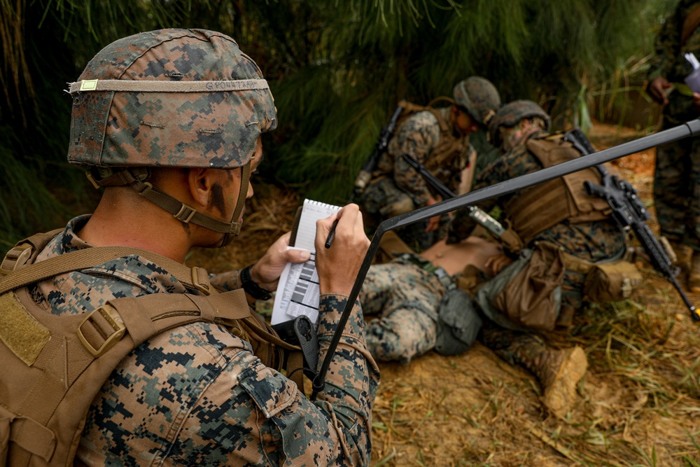 9th Engineer Support Battalion Marines Execute Marine Corps Combat Readiness Evaluation