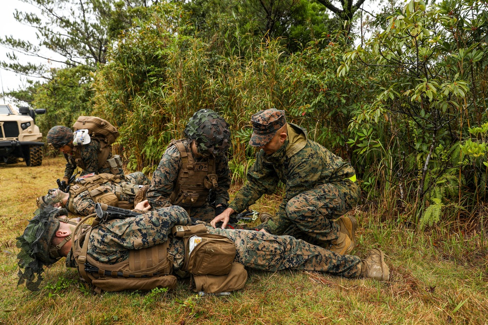 9th Engineer Support Battalion Marines Execute Marine Corps Combat Readiness Evaluation