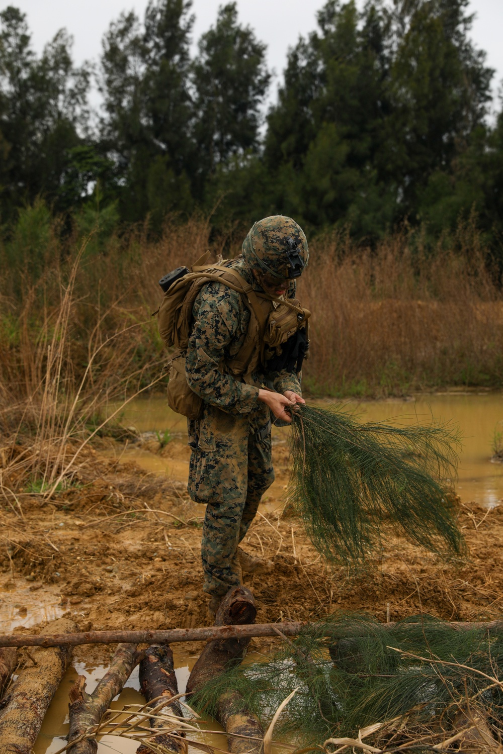 9th Engineer Support Battalion Marines Execute Marine Corps Combat Readiness Evaluation