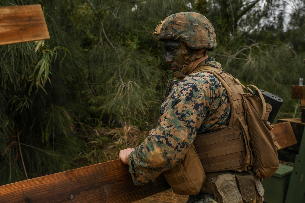 9th Engineer Support Battalion Marines Execute Marine Corps Combat Readiness Evaluation