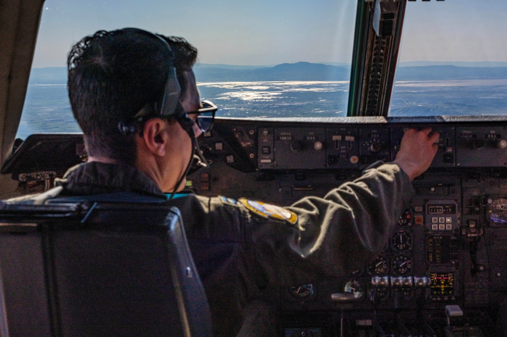 Travis KC-10 Extenders perform routine refuel training