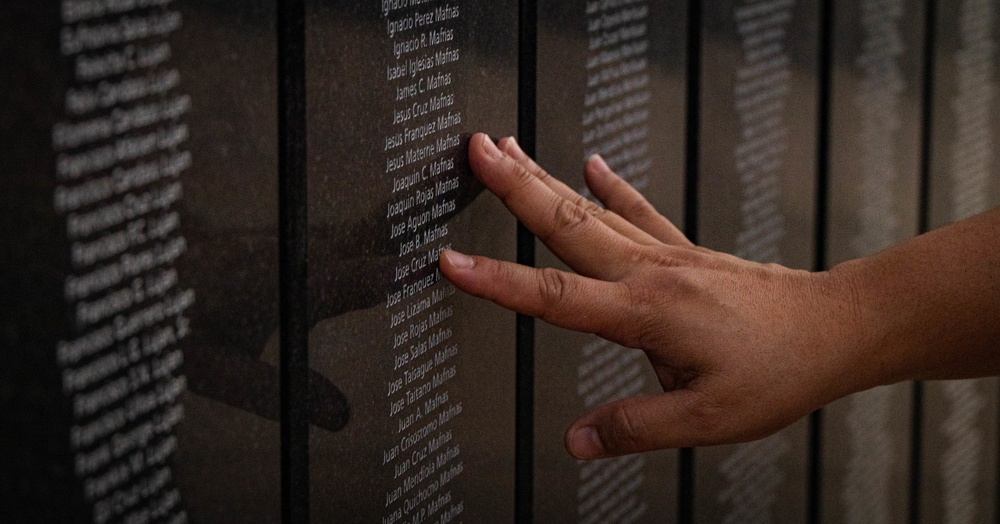 Guam residents visit National Historical Park, Asan Bay Overlook