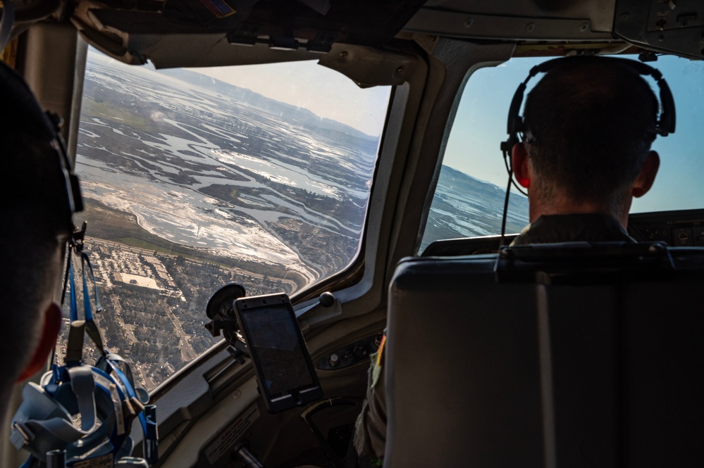 Travis KC-10 Extenders perform routine refuel training