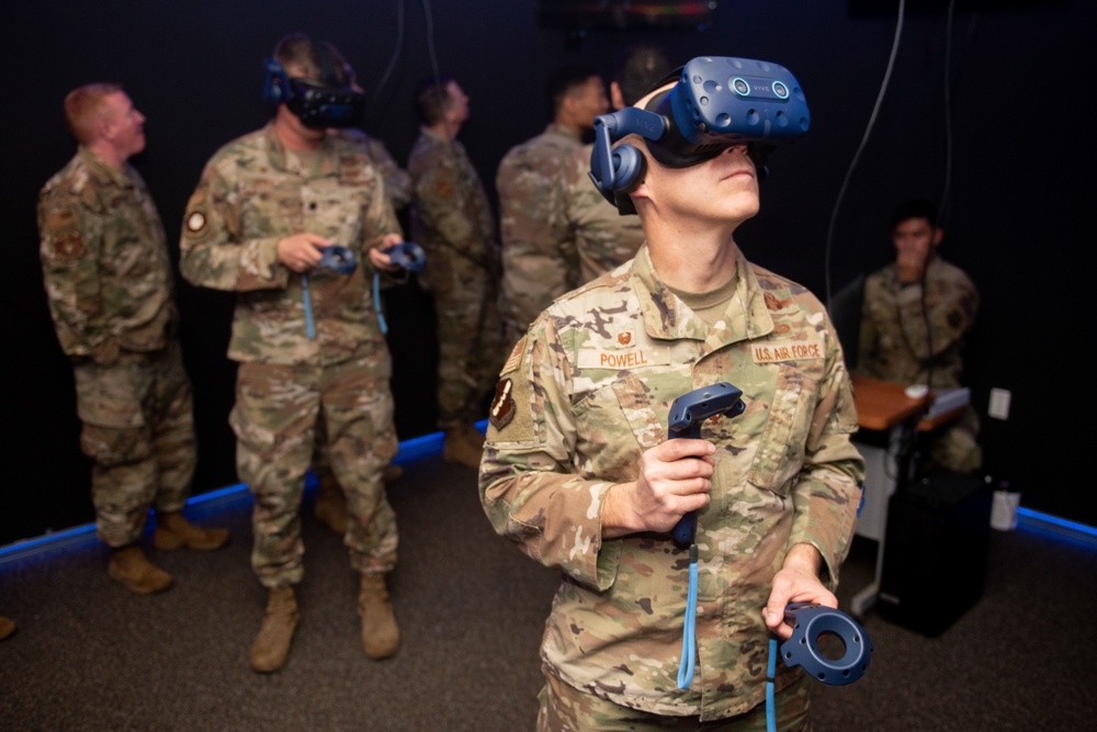 Virtual Reality Meets Aircraft Maintenance at the 728th Air Mobility Squadron's New Training Room at Incirlik Air Base