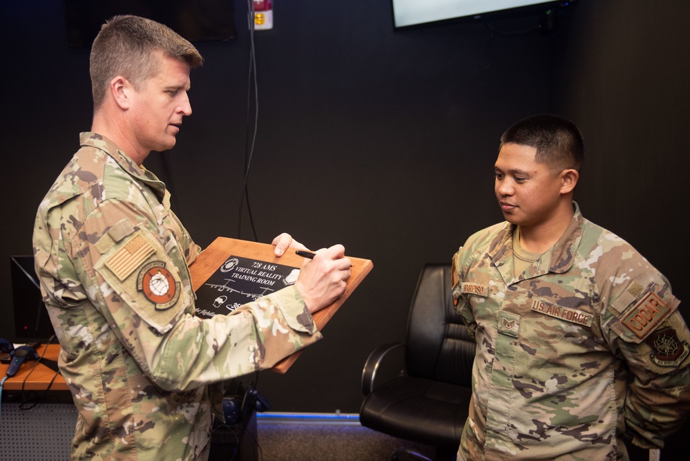 Virtual Reality Meets Aircraft Maintenance at the 728th Air Mobility Squadron's New Training Room at Incirlik Air Base