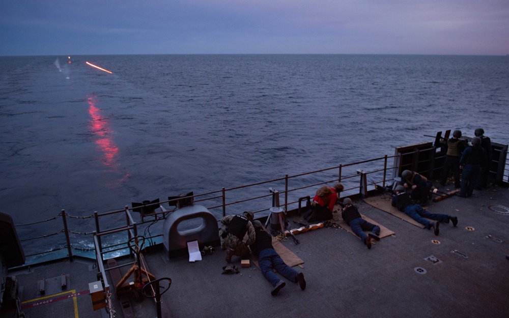 USS Carl Vinson (CVN 70) Sailors Conduct Live-Fire Exercise