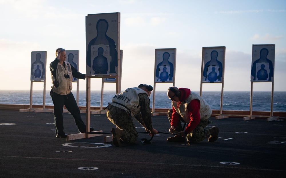 USS Carl Vinson (CVN 70) Sailors Participate in a Security Reaction Force Basic Course (SRF-B)