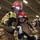 Sailors practice combating a fire casualty