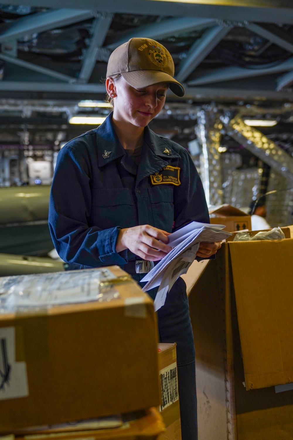 Mail Call Aboard USS Oakland
