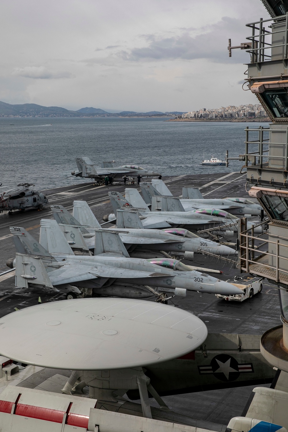 USS George H.W. Bush (CVN 77) Arrives in Piraeus, Greece