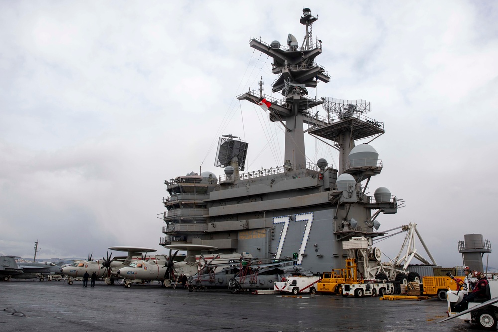 USS George H.W. Bush (CVN 77) Arrives in Piraeus, Greece