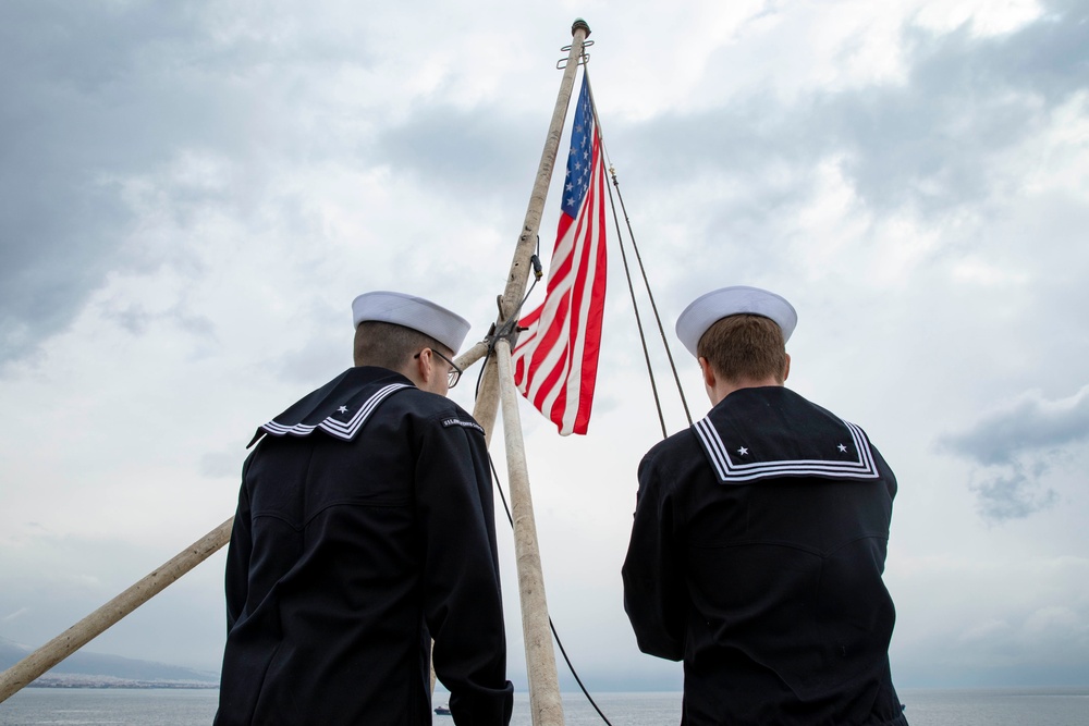 USS George H.W. Bush (CVN 77) Arrives in Piraeus, Greece