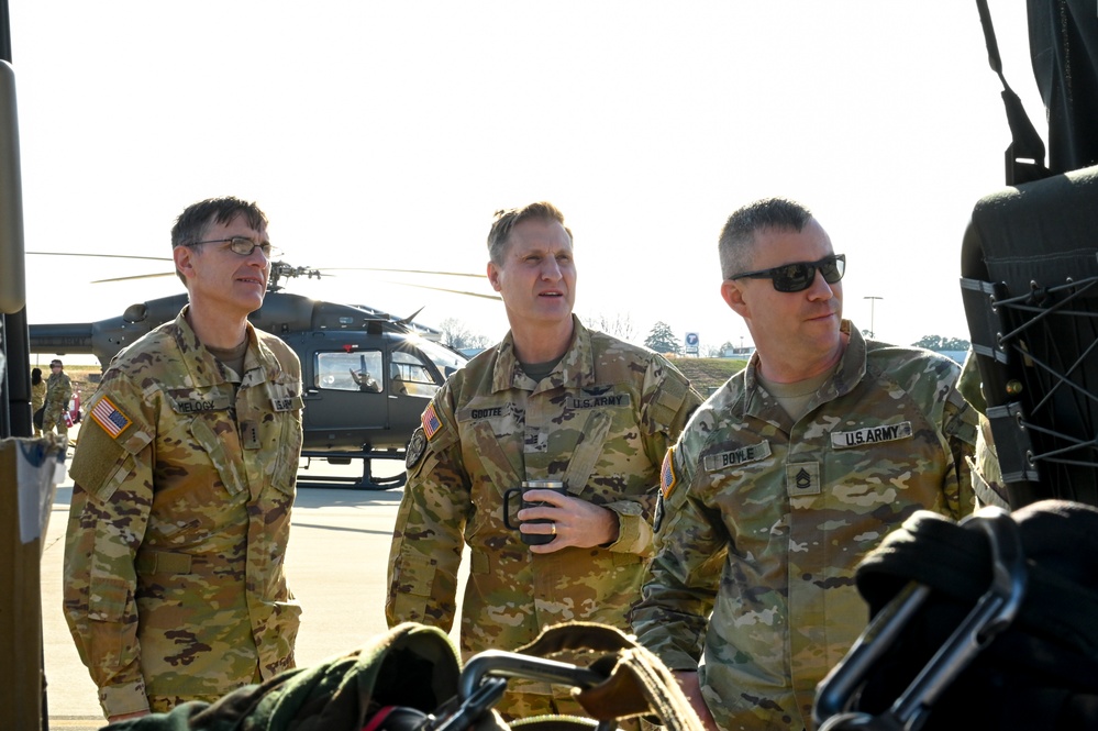 Arrival of first UH-72 Bravo Lakota Helicopter to South Carolina Army National Guard