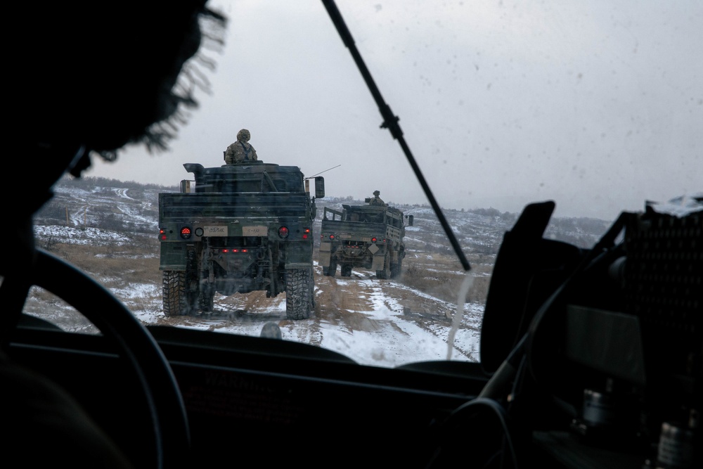 173rd Airborne Brigade train at the Novo Selo Training Site in Bulgaria