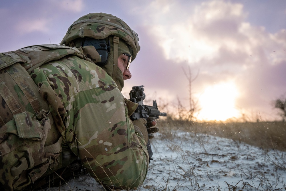 173rd Airborne Brigade train at the Novo Selo Training Site in Bulgaria